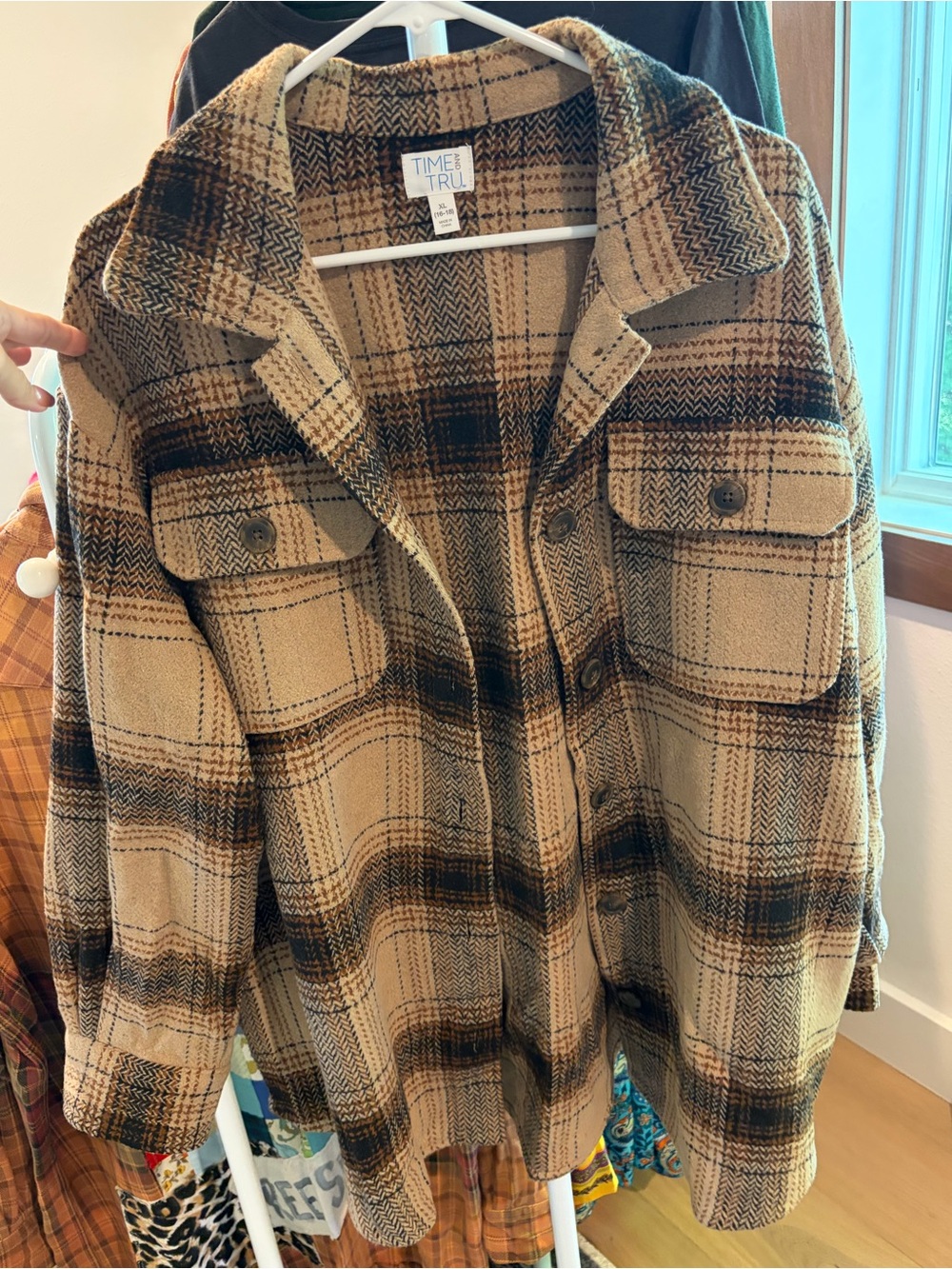 Time and Tru plaid shacket